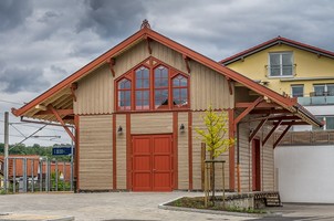 Güterschuppen im Ortsteil Burgstall