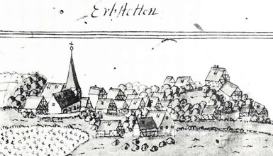 Erbstetten um 1680